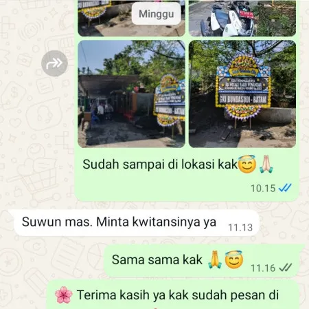 Pengiriman Papan Bunga Duka Sungai Bambu