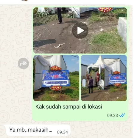 Pengiriman Karangan Bunga Sungai Bambu
