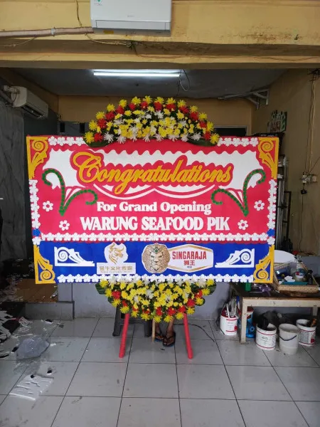 Papan Bunga Ucapan Selamat Sungai Bambu